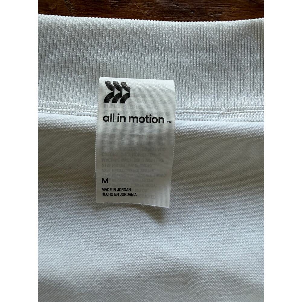 All in Motion White Green Striped Tennis Mini Skirt Skort Size M - Picture 5 of 7